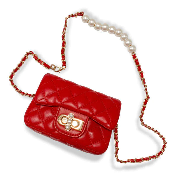 Doe a Dear Pearl Closure Quilted Purse