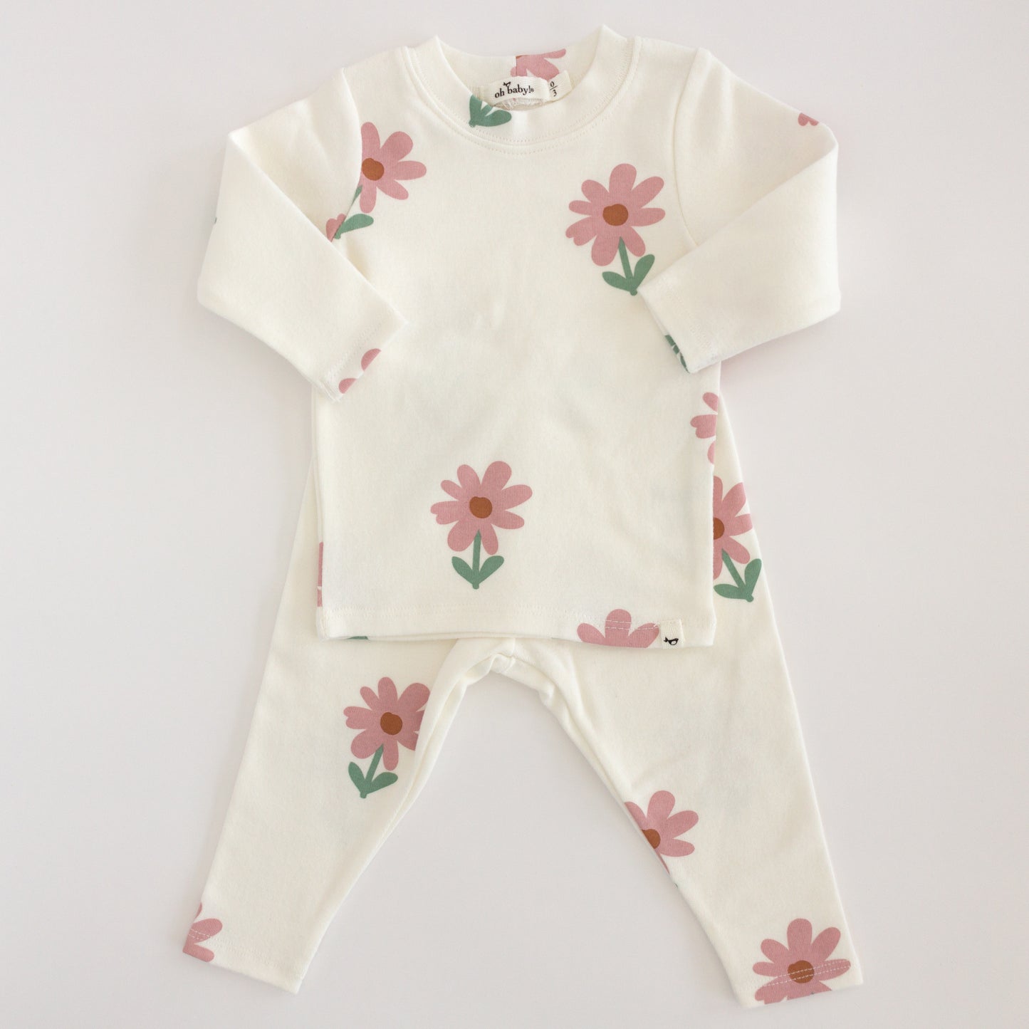 Oh Baby Picking Daisies 2 PC Set