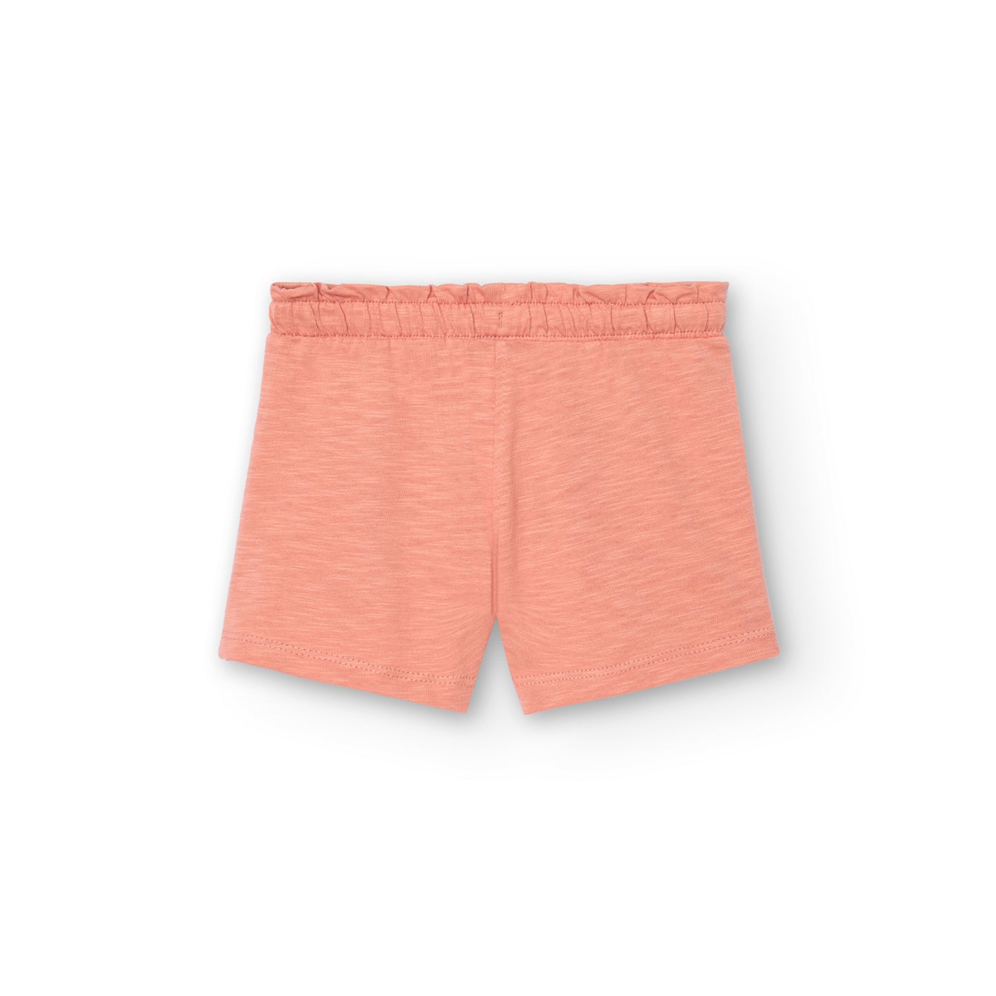 Boboli Girls Knit Short In Peach