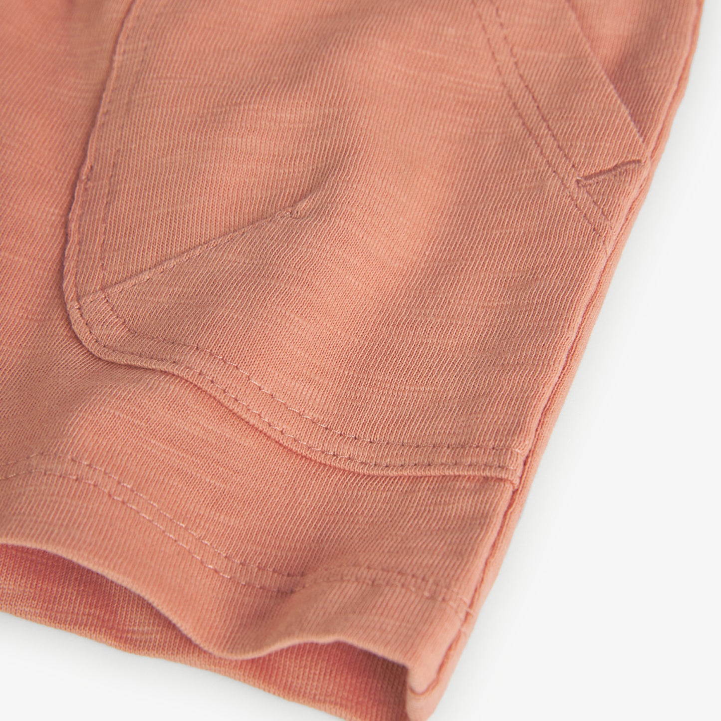 Boboli Girls Knit Short In Peach