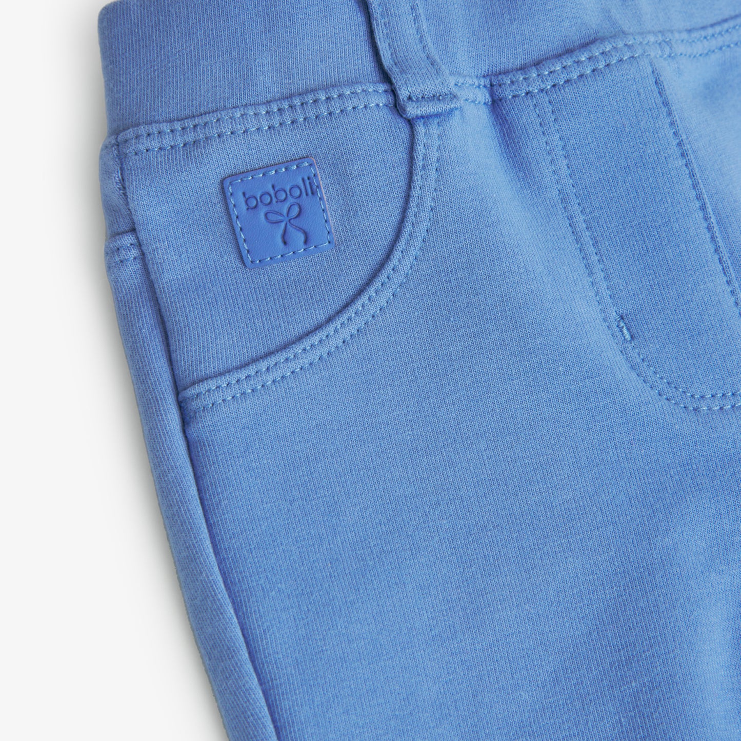 Boboli Boys Stretch Fleece Trousers In Blue