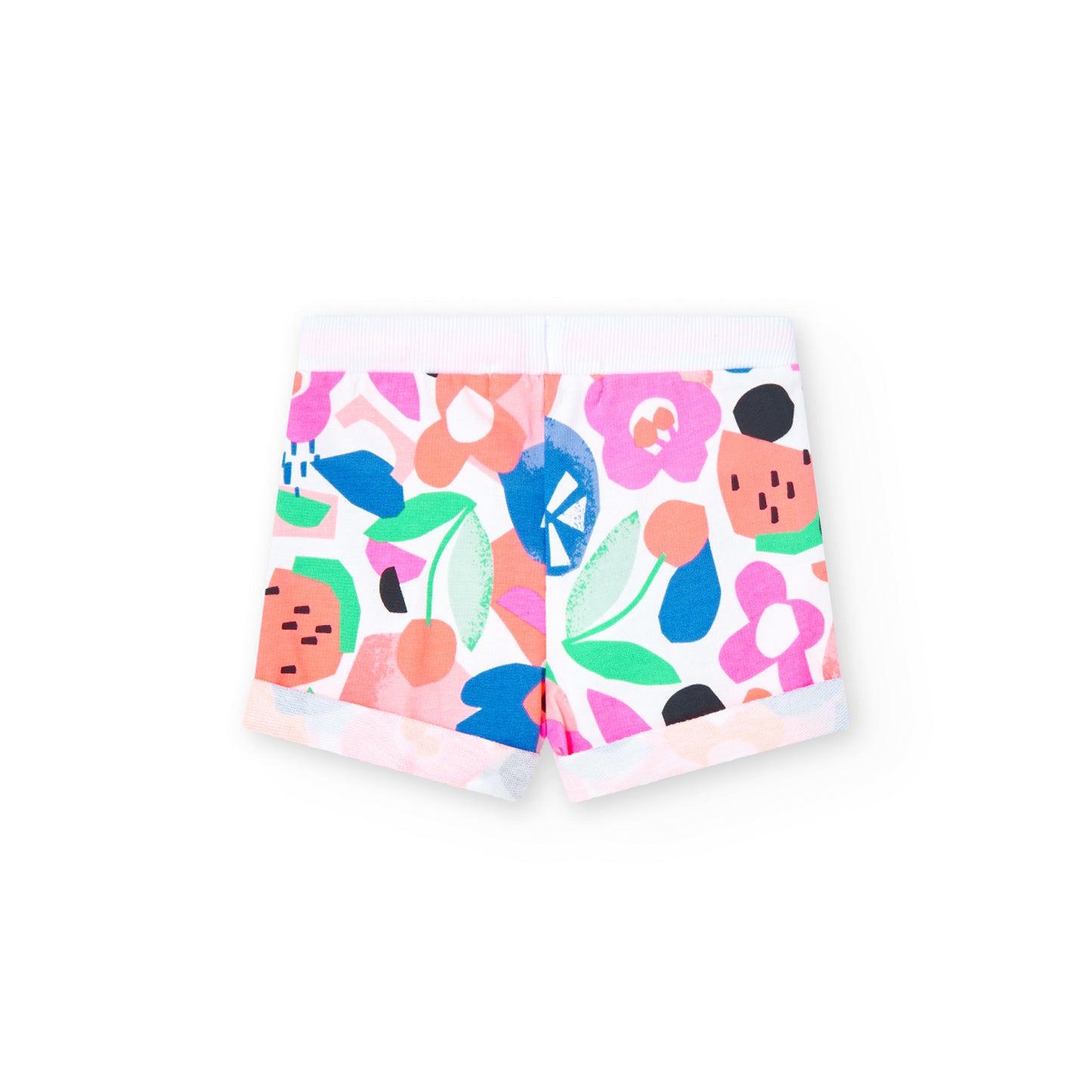 Boboli Girls Fleece Shorts In Print