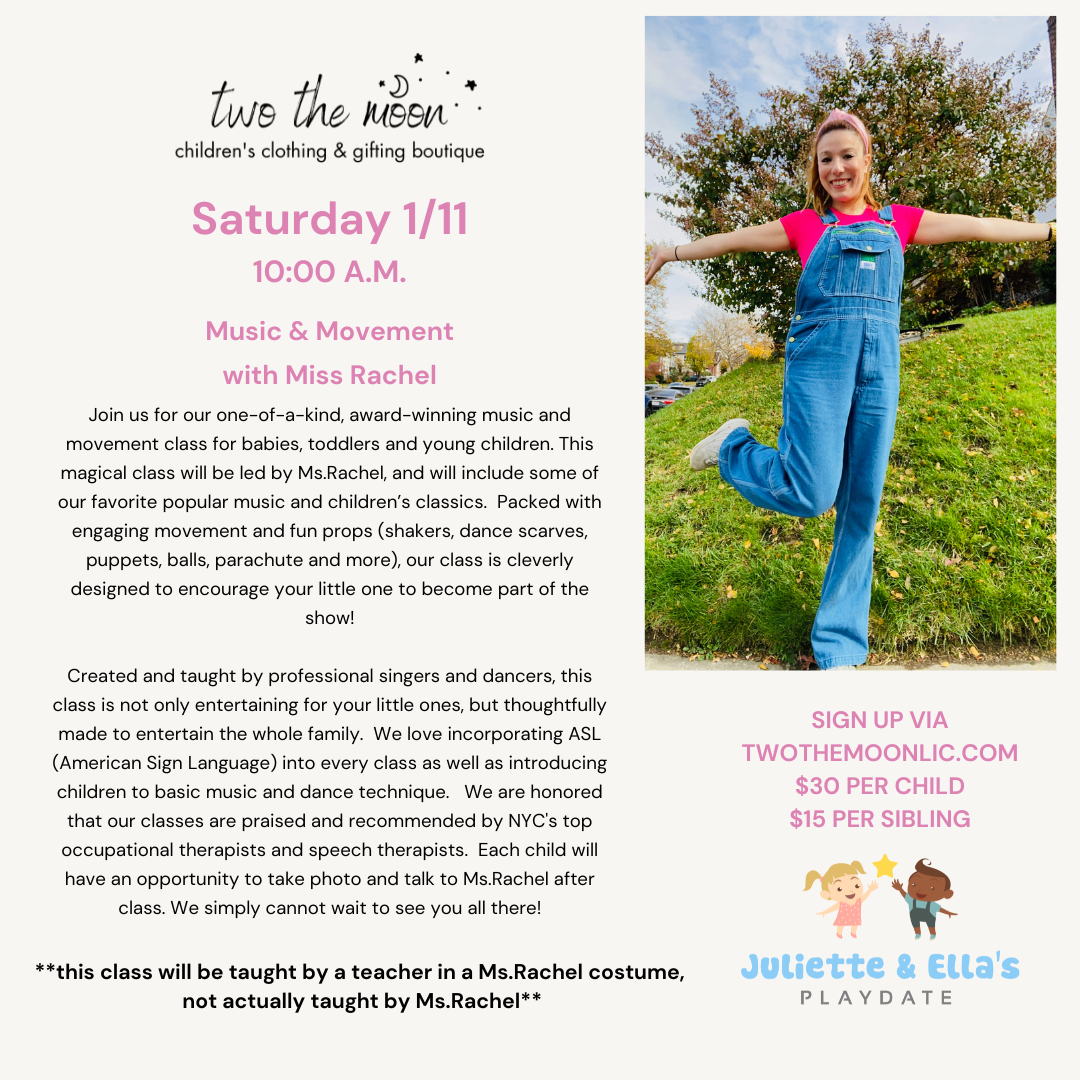 Baby Music & Movement with Miss Rachel 10 AM (1/11)