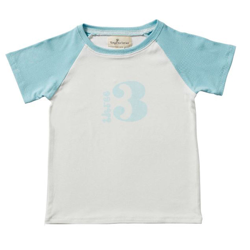 Tiny Victories Retro Birthday Tee "3"