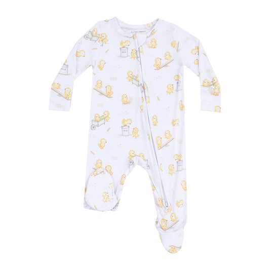 Angel Dear Baby Chicks 2 Way Zipper Footie