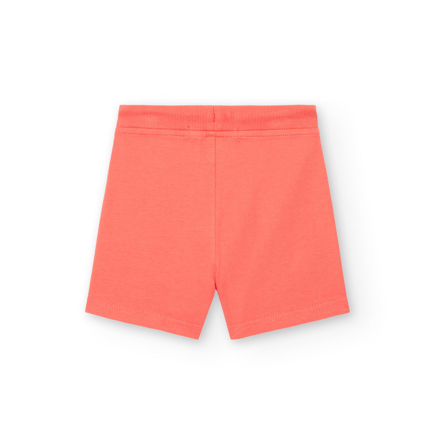 Boboli Boys Knit Bermuda Shorts In Papaya