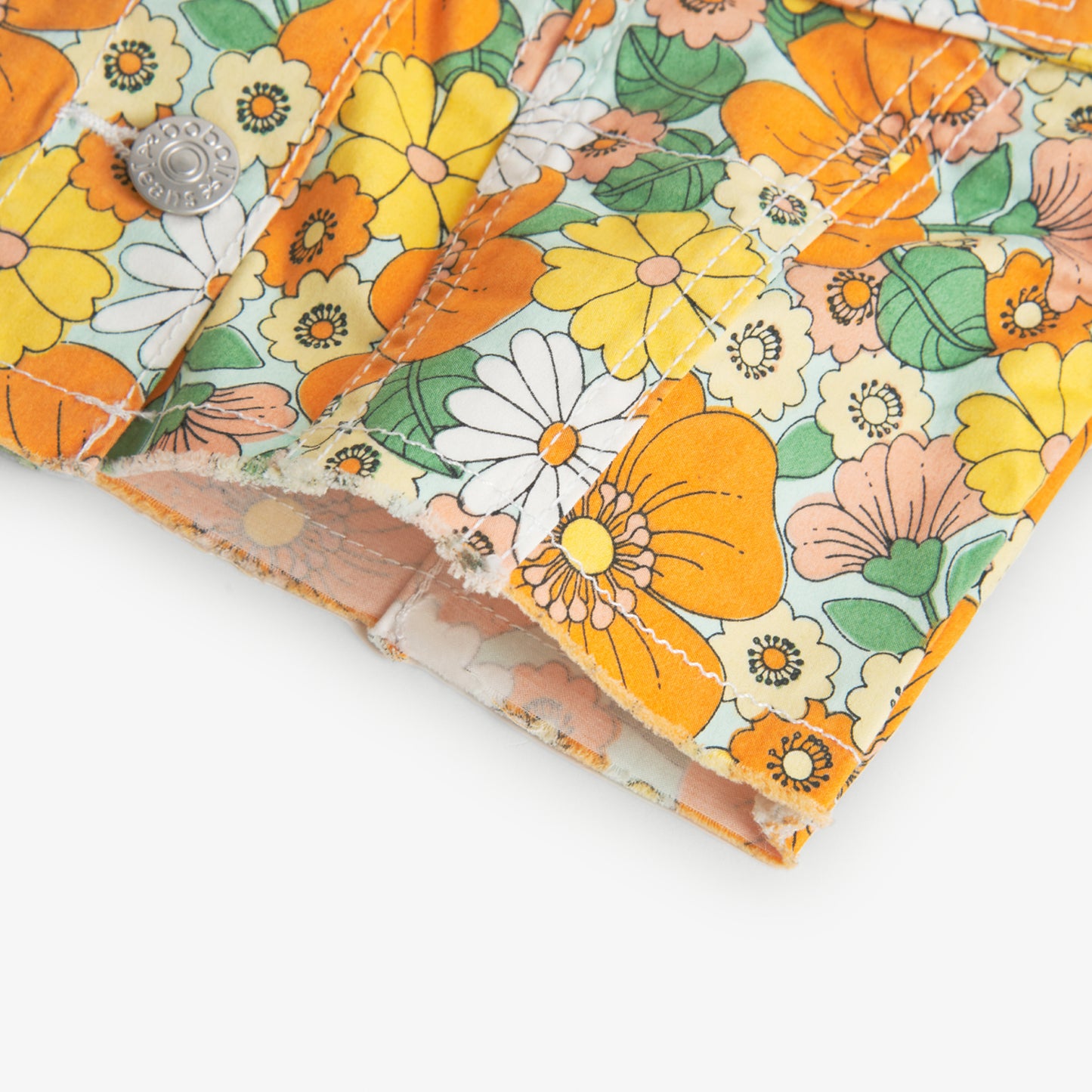 Boboli Girls Stretch Twill Jacket In Print