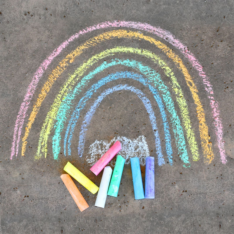 Jumbo Outdoor Sidewalk Chalk Set