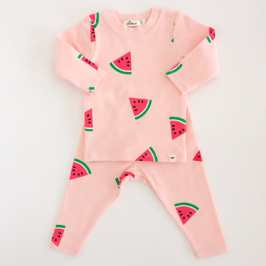 Oh Baby Watermelon Print 2PC Set