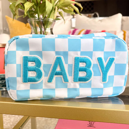 KenzKustomz Blue Checkered Bag BABY