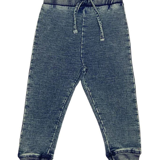 Baby Mish Distressed Denim Knit Pants