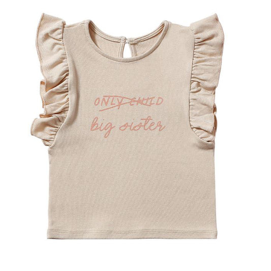 Tiny Victories Only Child X Big Sis Tee