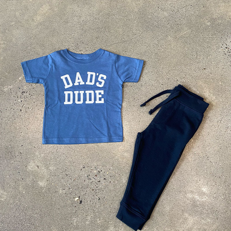 Sweet Wink Dad's Dude Short Sleeve TShirt In Indigo