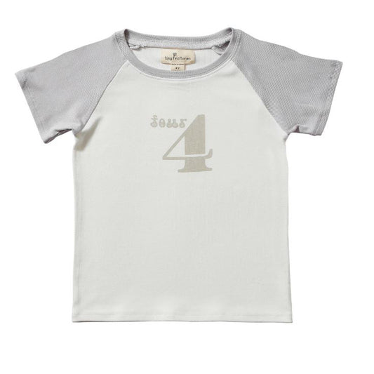 Tiny Victories Retro Birthday Tee "4"