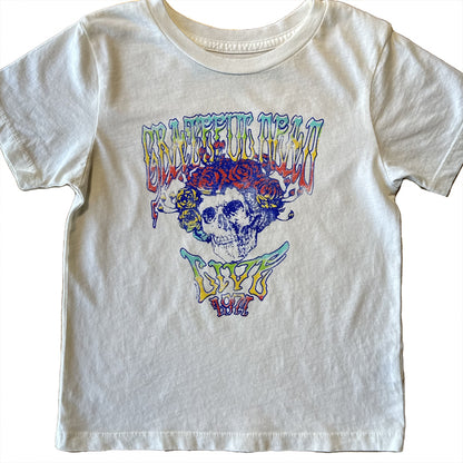 Rowdy Sprouts Grateful Dead Short Sleeve Tee In White