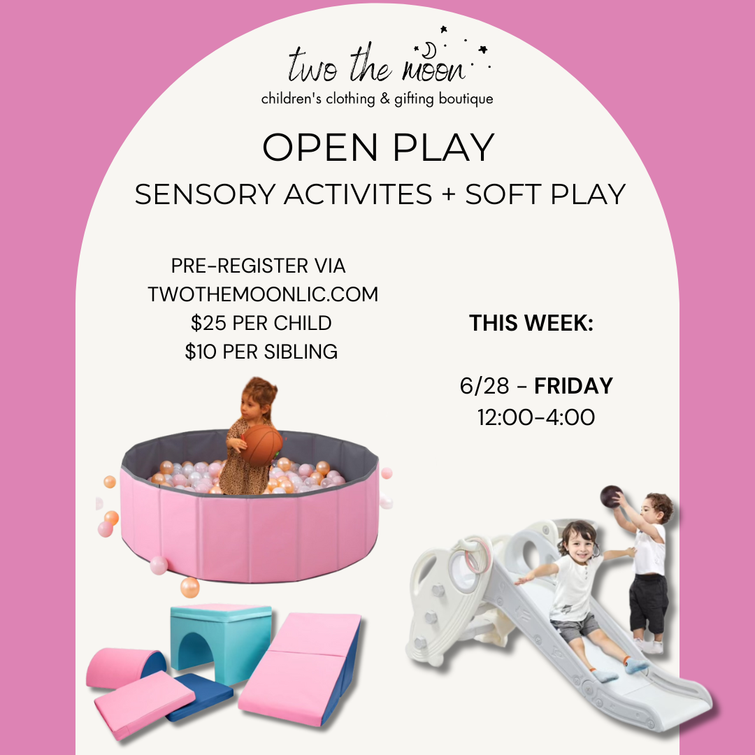 Open Play: Sensory + Soft Play 6/28 12-4PM