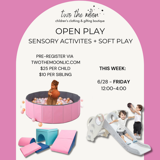 Open Play: Sensory + Soft Play 6/28 12-4PM