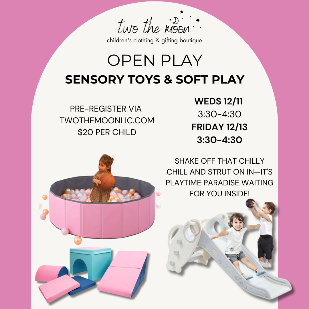 Open Play: Sensory + Soft Play 3:30-4:30 (12/11)