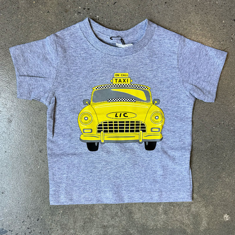 Rock Candy LIC Yellow Taxi Tee In Heather Grey