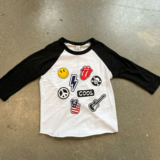 Rock Candy Icon Baseball Tee