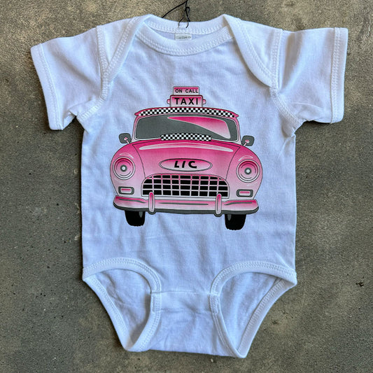 Rock Candy LIC Taxi Onesie In Pink