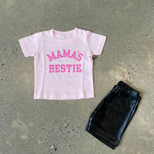 Sweet Wink Mama's Bestie Short Sleeve TShirt In Ballet