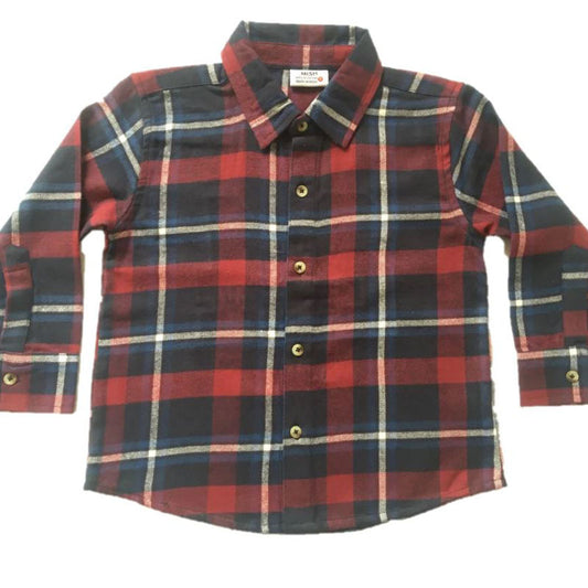 Mish Kids Varsity Flannel