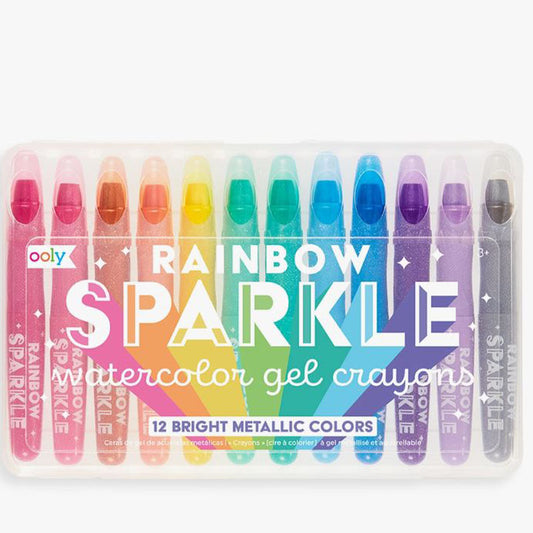 Ooly Rainbow Sparkle Metallic Watercolor Gel Crayons