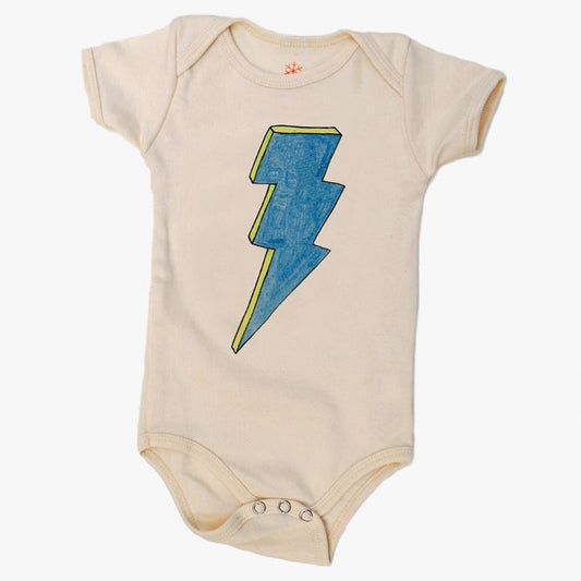 Orangeheat Bolt Natural Organic Onesie