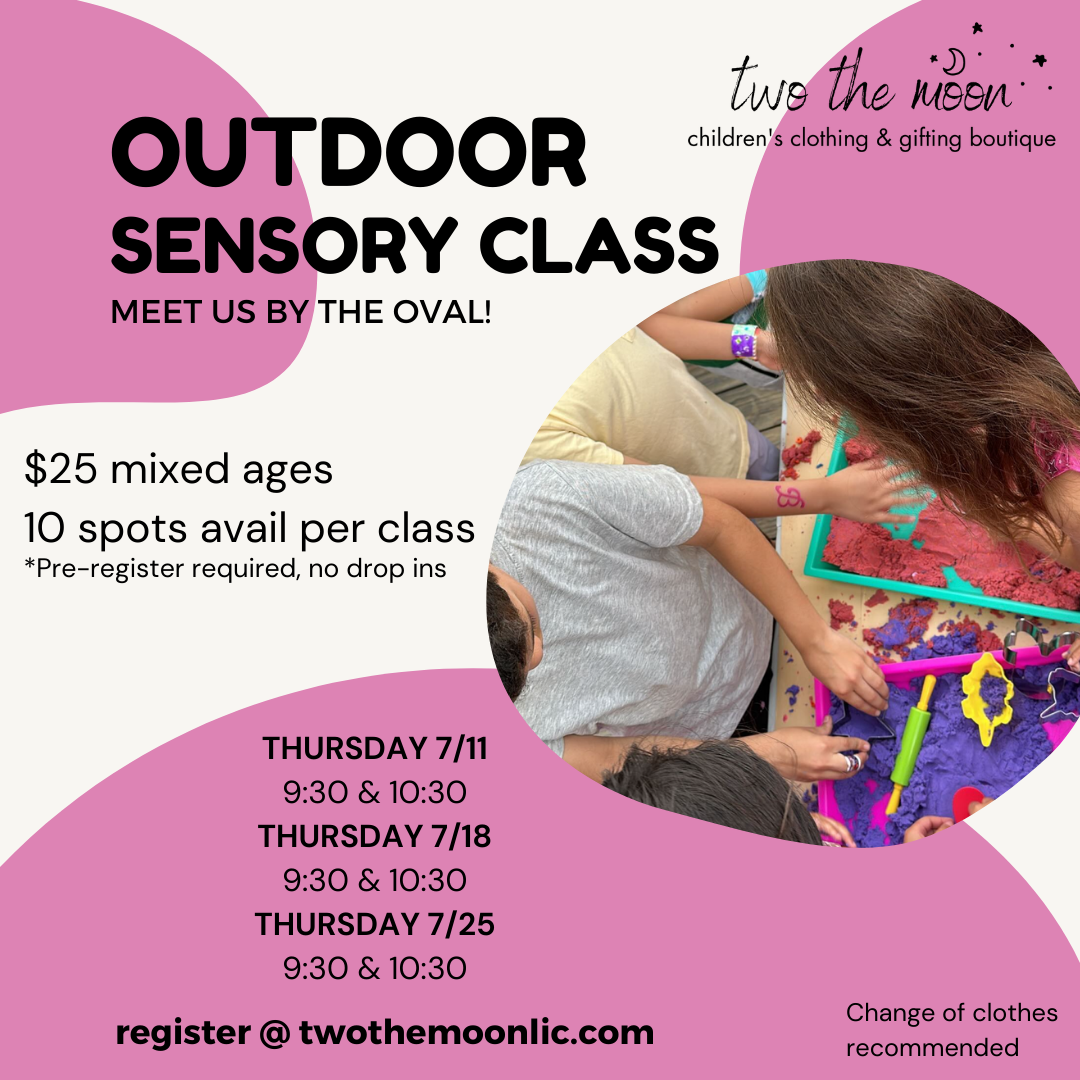 Outdoor Sensory Class 7/11 9:30 AM