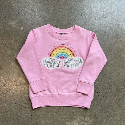 Rock Candy Rainbow Sweatshirt In Pink