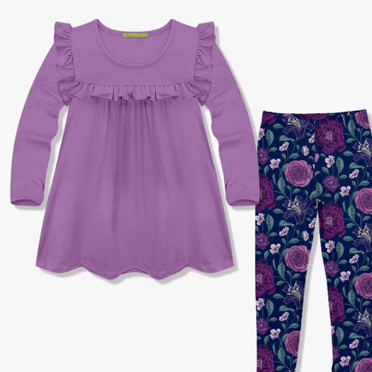 Millie Loves Lily Ruffle Long Sleeve Top And Leggings