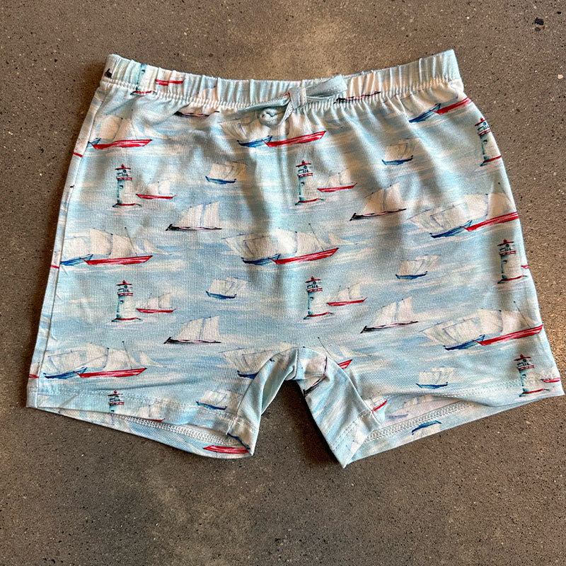 Tickety-Boo Shorts In Nautical Boats