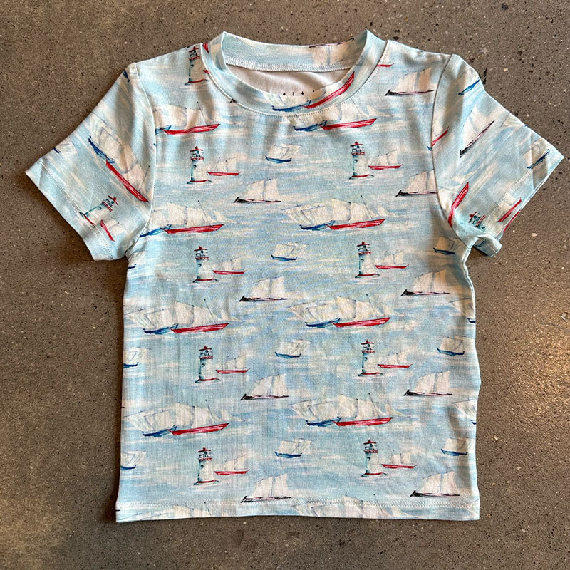 Tickety-Boo T Shirt In Nautical Boats