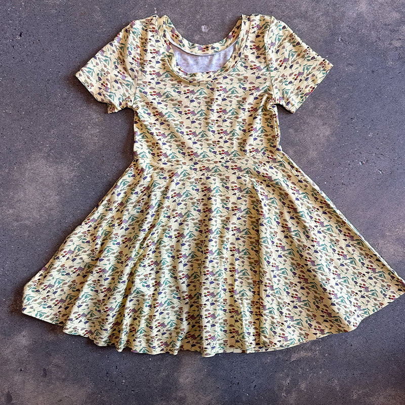 Tickety-Boo Twirl Dress Garden Wildflowers