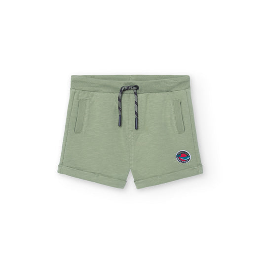 Boboli Boys Fleece Bermuda Shorts In Ike