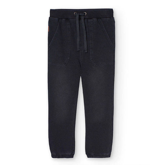 Boboli Denim Fleece Trousers