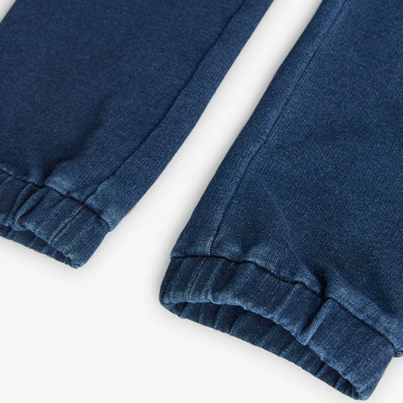 Boboli Denim Fleece Trousers - Blue