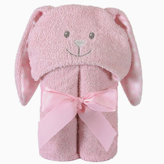 Stephan Baby Hoodie Towel - Pink Bunny