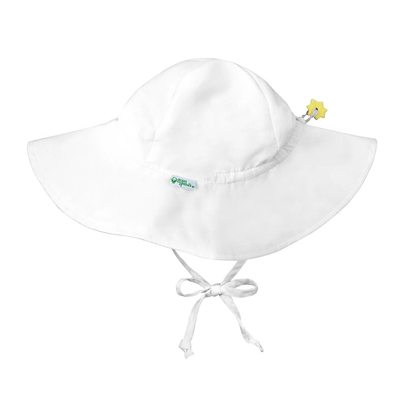 50+ Eco Brim Hat Light White