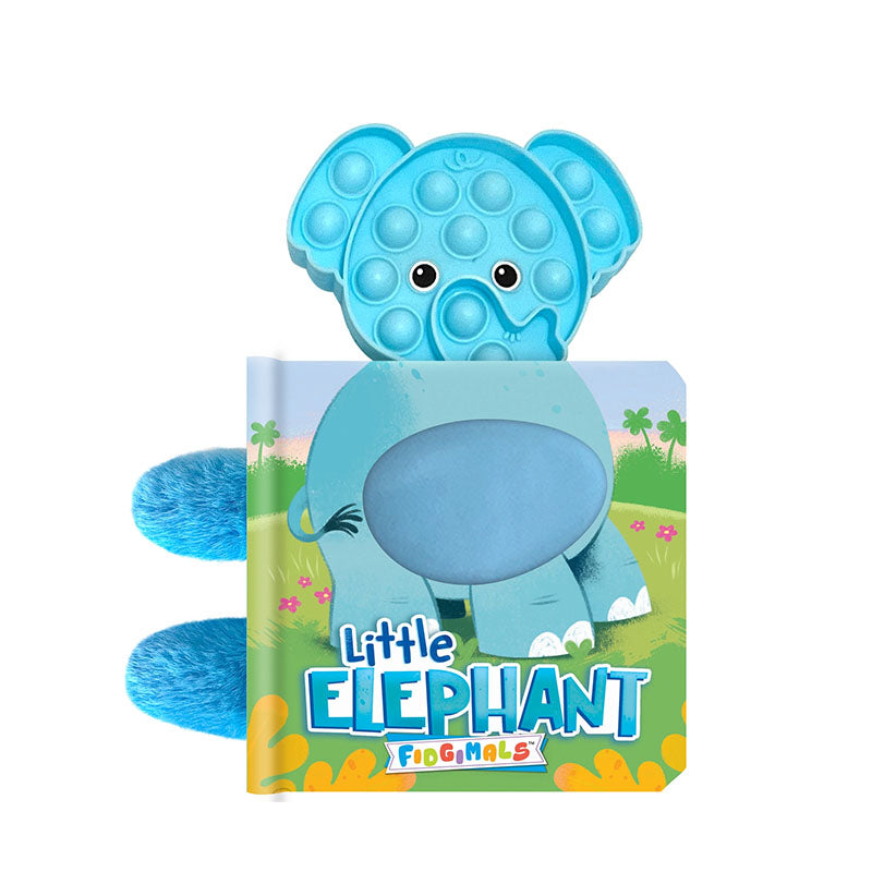 Litte Hippo Book Little Elephant - Your sensory Fidget Friend