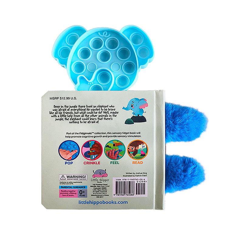 Litte Hippo Book Little Elephant - Your sensory Fidget Friend