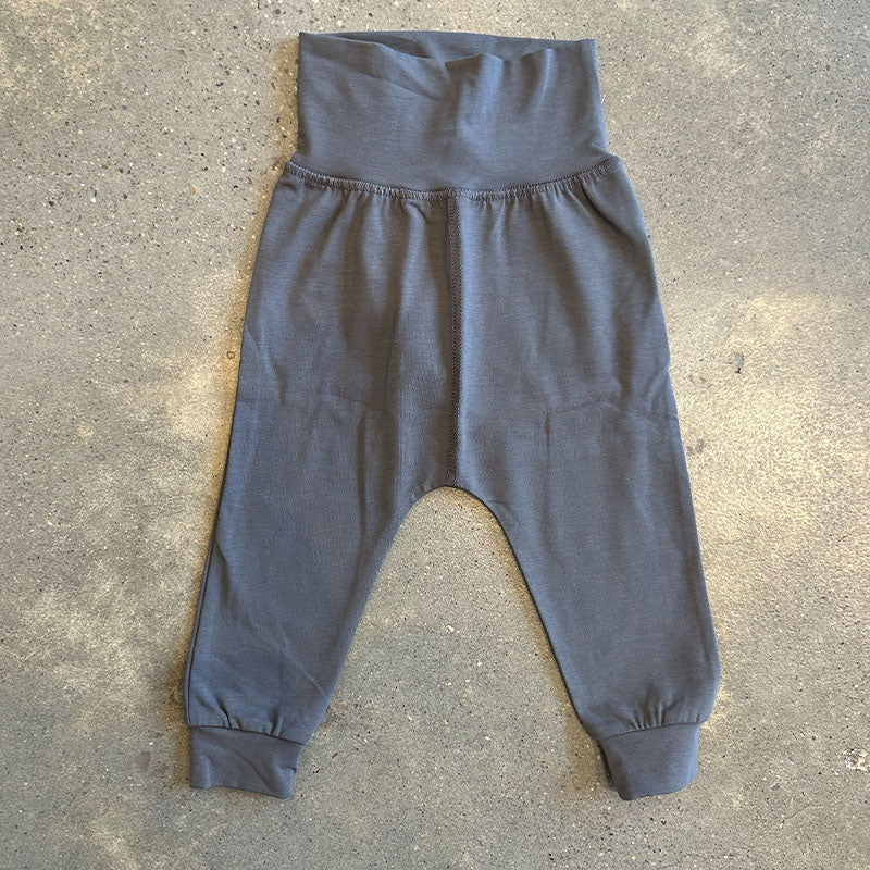 Green Cotton Group Cozy Me Pants In Tower Grey