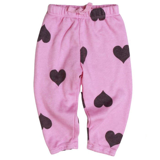 Cozii USA Athletic Sweatpant In Pink Hearts