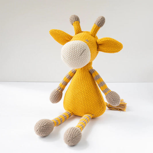 Knit Giraffe Yellow