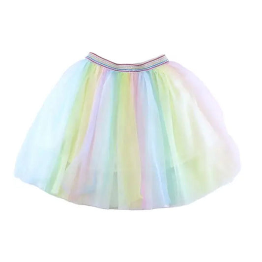 Doe a Dear Ombre Color Midi Tulle Skirt
