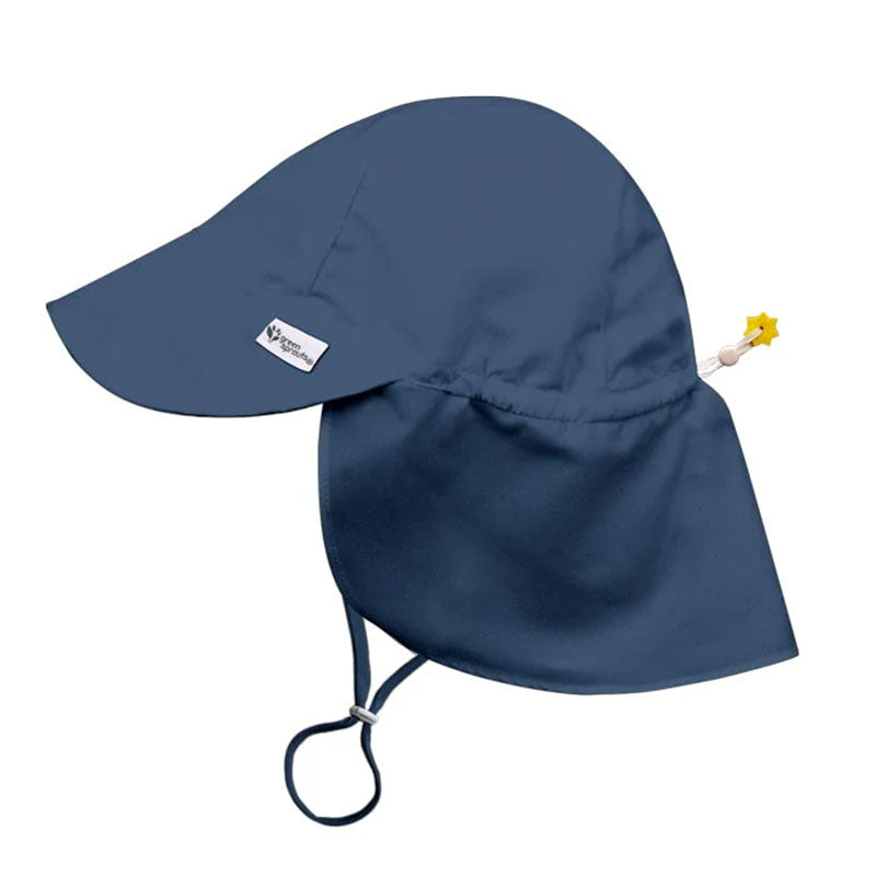 50+ Eco Flap Hat Navy