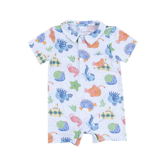 Angel Dear Polo Shortie – Cute Ocean Creatures