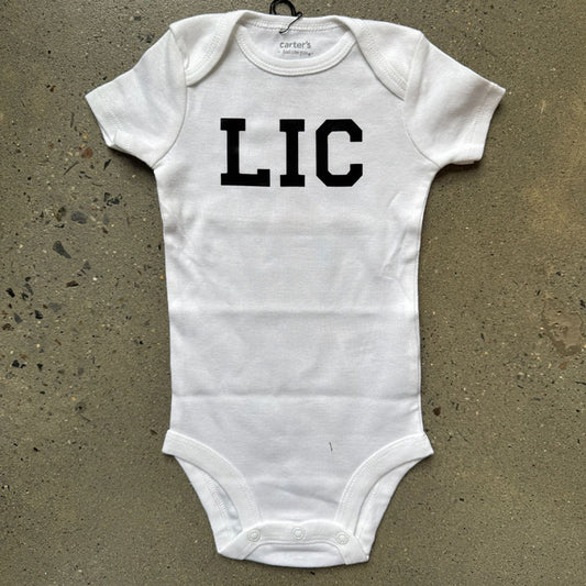Black LIC Baby Onesie