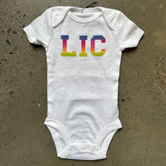 Rainbow LIC Baby Onesie